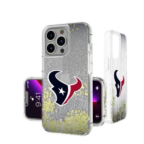 Houston Texans Linen Glitter Phone Case-0