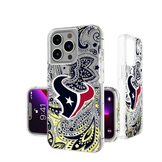 Houston Texans Paisley Glitter Case-0