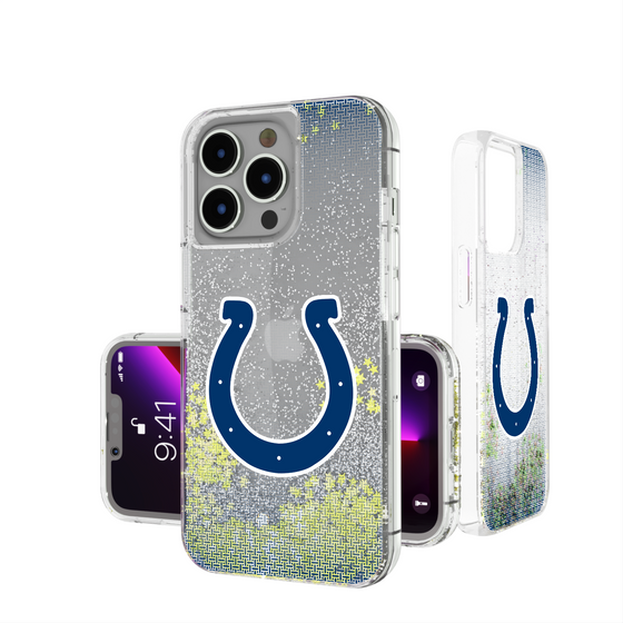 Indianapolis Colts Linen Glitter Phone Case-0