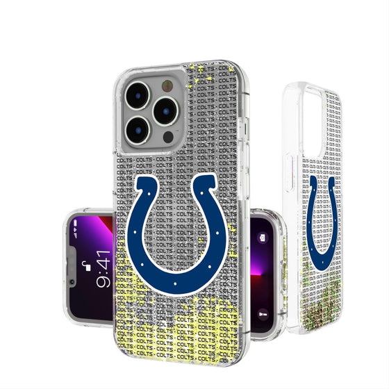 Indianapolis Colts Blackletter Glitter Case-0