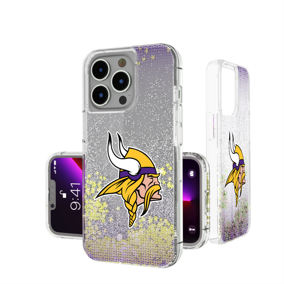 Minnesota Vikings Linen Glitter Phone Case-0