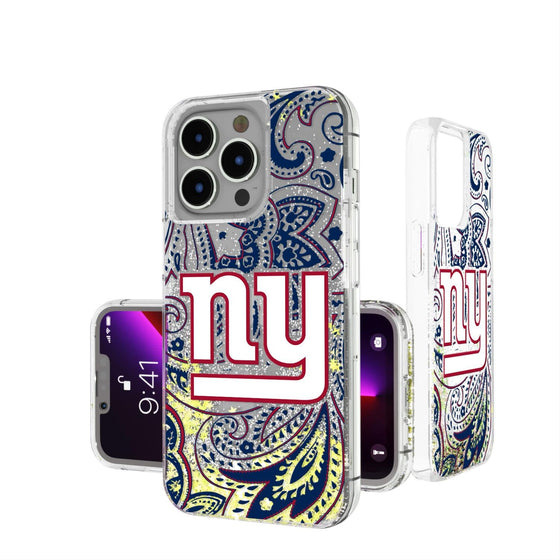 New York Giants Paisley Glitter Case-0