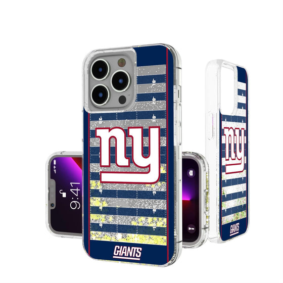 New York Giants Football Field Glitter Case-0