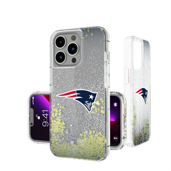 New England Patriots Linen Glitter Phone Case-0