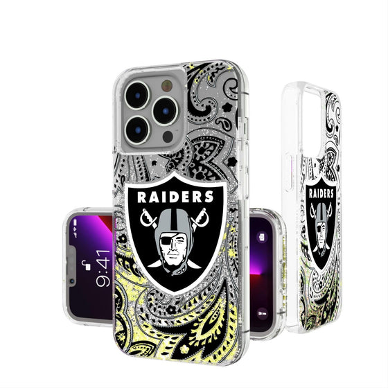 Las Vegas Raiders Paisley Glitter Case-0