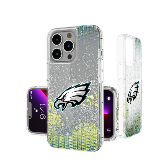 Philadelphia Eagles Linen Glitter Phone Case-0