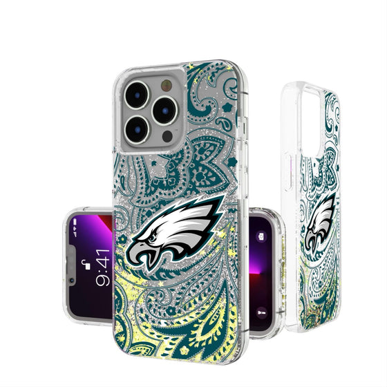 Philadelphia Eagles Paisley Glitter Case-0