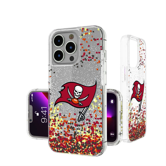 Tampa Bay Buccaneers Confetti Glitter Case - 757 Sports Collectibles