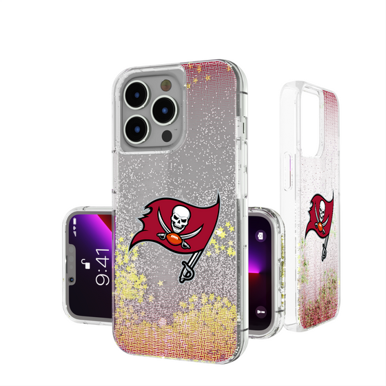 Tampa Bay Buccaneers Linen Glitter Phone Case-0