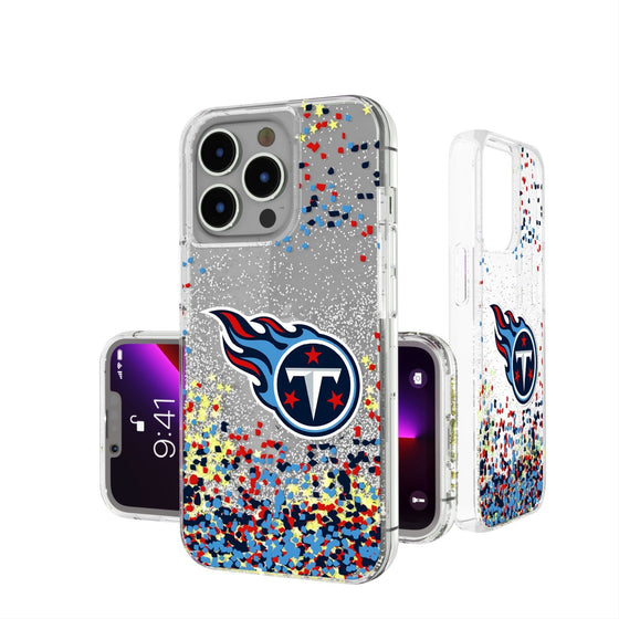 Tennessee Titans Confetti Glitter Case - 757 Sports Collectibles