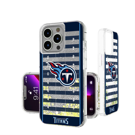 Tennessee Titans Football Field Glitter Case-0