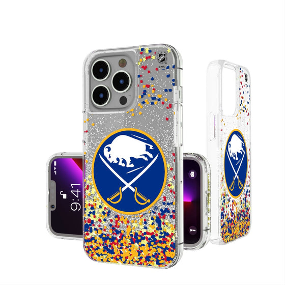 Buffalo Sabres Confetti Glitter Case-0