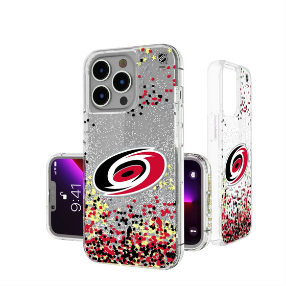 Carolina Hurricanes Confetti Glitter Case-0