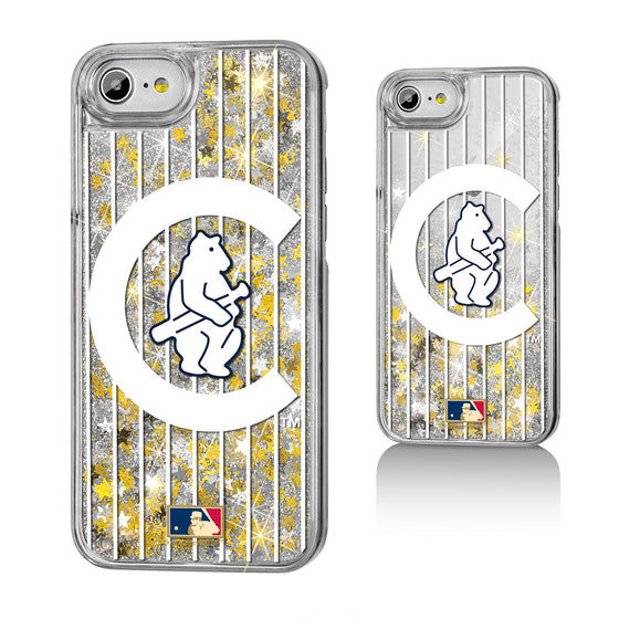 Chicago Cubs Home 1911-1912 - Cooperstown Collection Pinstripe Gold Glitter Case - 757 Sports Collectibles