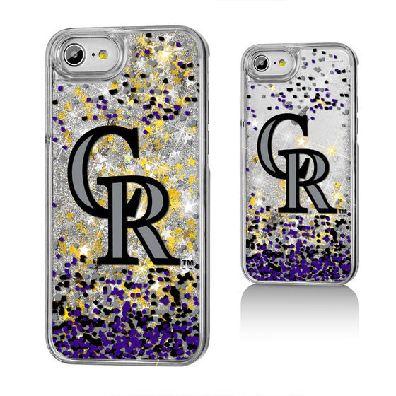 Colorado Rockies Confetti Gold Glitter Case - 757 Sports Collectibles