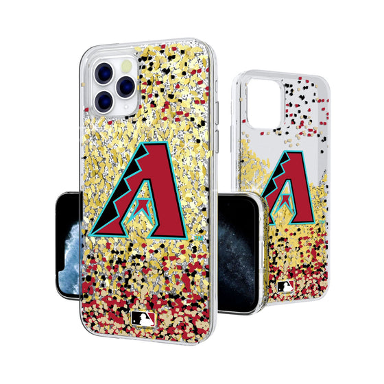 Arizona Diamondbacks Confetti Gold Glitter Case - 757 Sports Collectibles