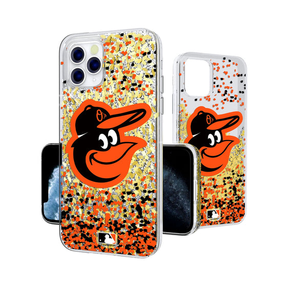 Baltimore Orioles Confetti Gold Glitter Case - 757 Sports Collectibles