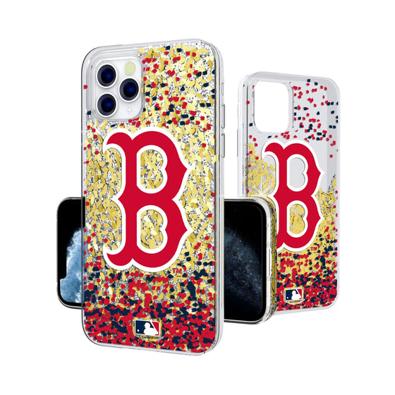 Boston Red Sox Confetti Gold Glitter Case - 757 Sports Collectibles