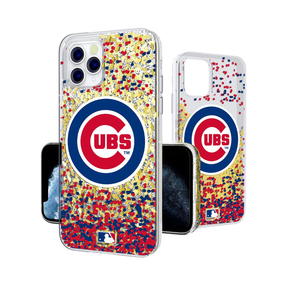 Chicago Cubs Confetti Gold Glitter Case - 757 Sports Collectibles