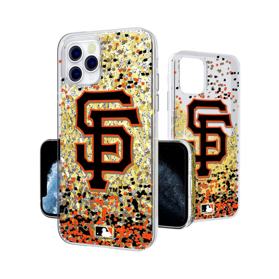 San Francisco Giants Confetti Gold Glitter Case - 757 Sports Collectibles