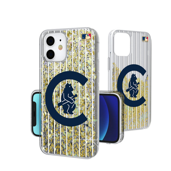 Chicago Cubs Home 1911-1912 - Cooperstown Collection Pinstripe Gold Glitter Case - 757 Sports Collectibles