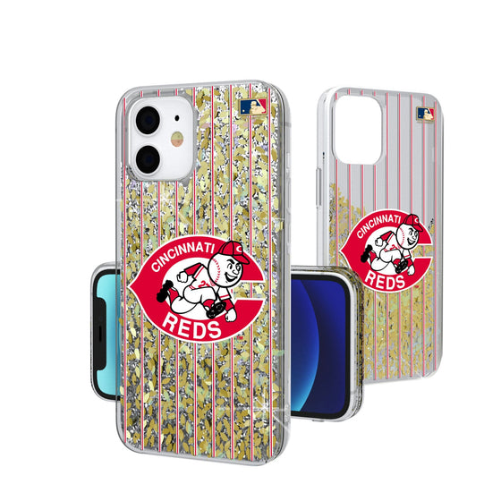 Cincinnati Reds 1978-1992 - Cooperstown Collection Pinstripe Gold Glitter Case - 757 Sports Collectibles