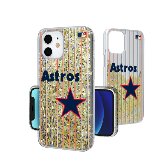 Houston Astros 1975-1981 - Cooperstown Collection Pinstripe Gold Glitter Case - 757 Sports Collectibles