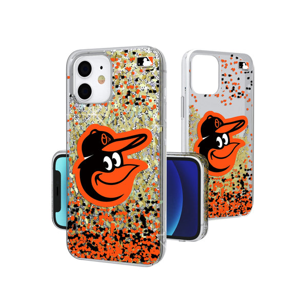 Baltimore Orioles Confetti Gold Glitter Case - 757 Sports Collectibles