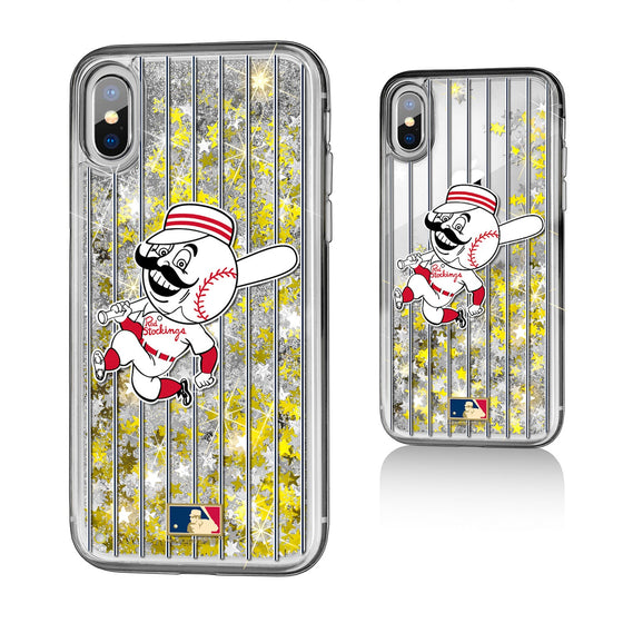 Cincinnati Reds 1953-1967 - Cooperstown Collection Pinstripe Gold Glitter Case - 757 Sports Collectibles