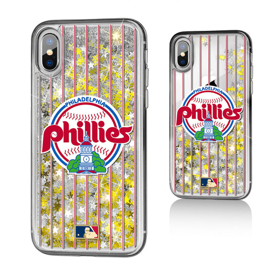 Philadelphia Phillies 1984-1991 - Cooperstown Collection Pinstripe Gold Glitter Case - 757 Sports Collectibles