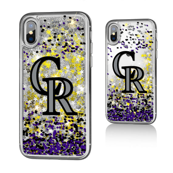 Colorado Rockies Confetti Gold Glitter Case - 757 Sports Collectibles