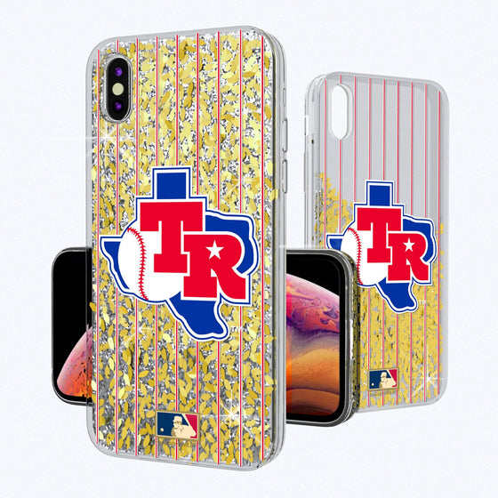 Texas Rangers 1981-1983 - Cooperstown Collection Pinstripe Gold Glitter Case - 757 Sports Collectibles