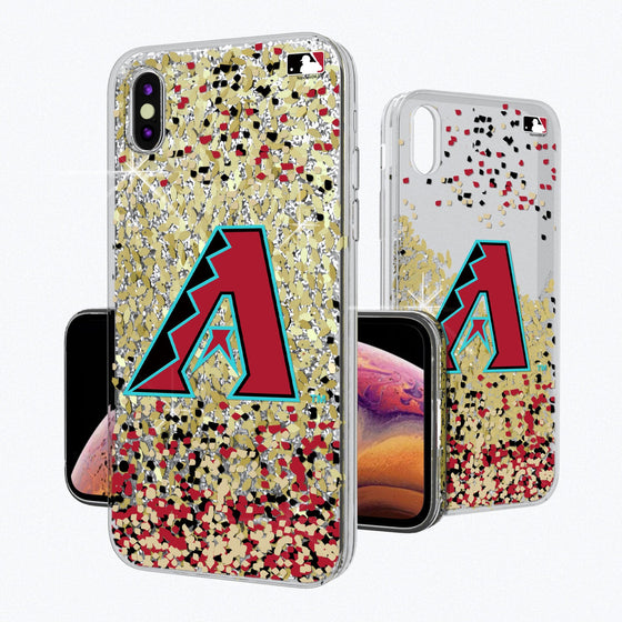 Arizona Diamondbacks Confetti Gold Glitter Case - 757 Sports Collectibles