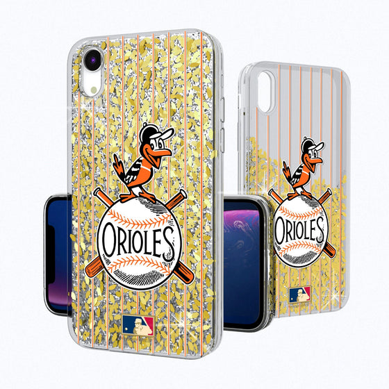 Baltimore Orioles 1954-1963 - Cooperstown Collection Pinstripe Gold Glitter Case - 757 Sports Collectibles