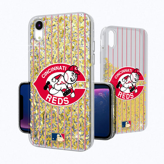 Cincinnati Reds 1978-1992 - Cooperstown Collection Pinstripe Gold Glitter Case - 757 Sports Collectibles