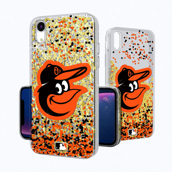 Baltimore Orioles Confetti Gold Glitter Case - 757 Sports Collectibles