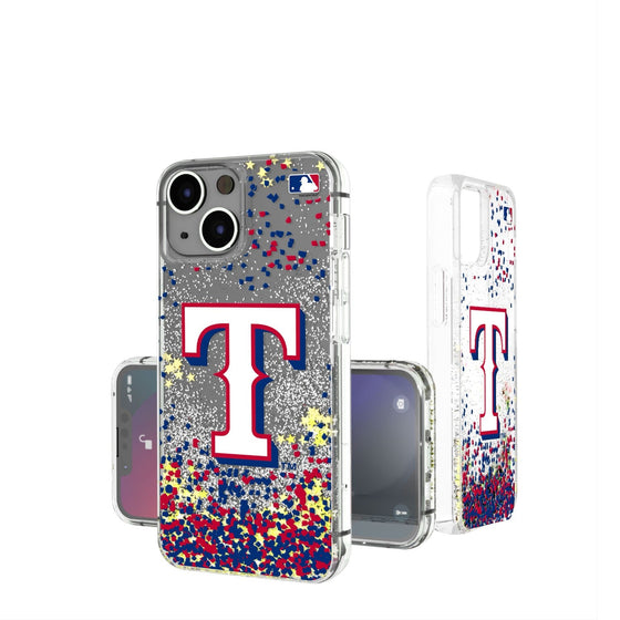 Texas Rangers Confetti Gold Glitter Case - 757 Sports Collectibles