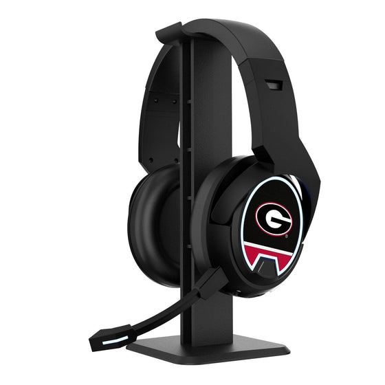 Georgia Bulldogs Stripe Gaming Headphones-0