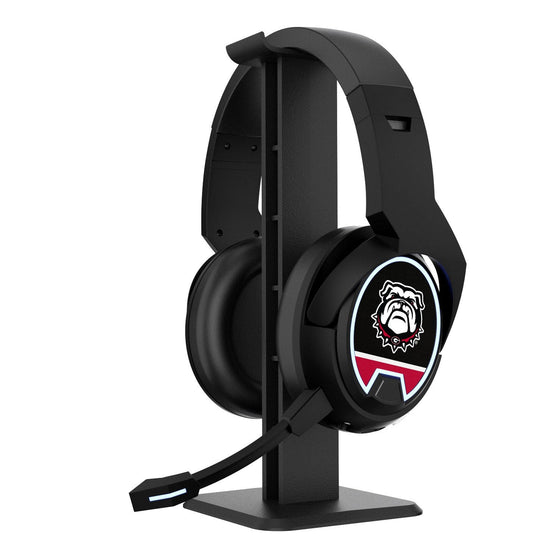 Georgia Bulldogs Stripe Gaming Headphones-0