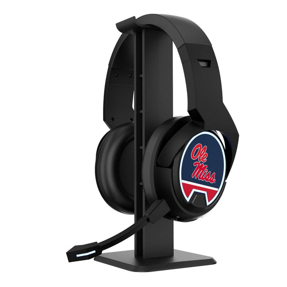 Mississippi Ole Miss Rebels Stripe Gaming Headphones-0