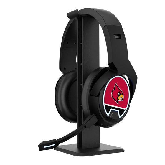 Louisville Cardinals Stripe Gaming Headphones-0
