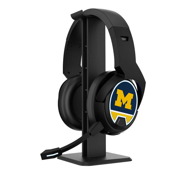 Michigan Wolverines Stripe Gaming Headphones-0