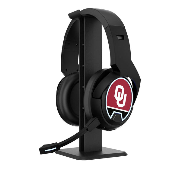 Oklahoma Sooners Stripe Gaming Headphones-0