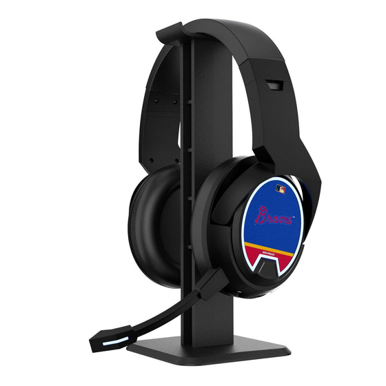 Atlanta Braves Home 2012 - Cooperstown Collection Stripe Gaming Headphones - 757 Sports Collectibles