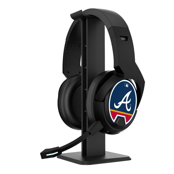 Atlanta Braves Stripe Gaming Headphones - 757 Sports Collectibles