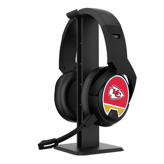 Kansas City Chiefs Stripe Gaming Headphones - 757 Sports Collectibles