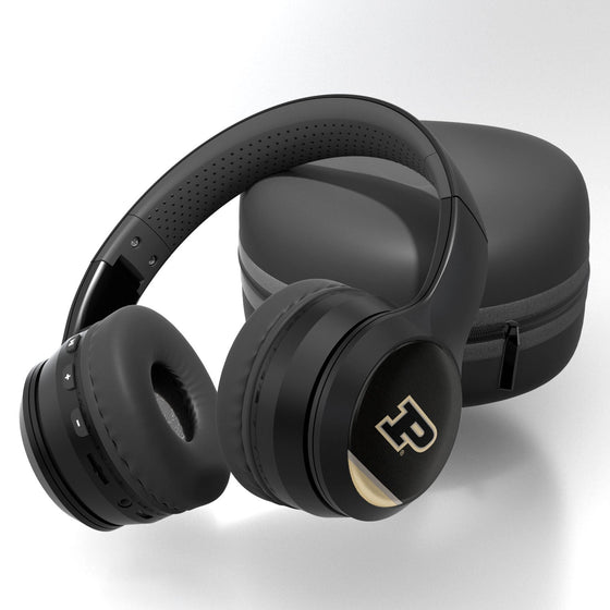 Purdue Boilermakers Stripe Wireless Over-Ear Bluetooth Headphones-0