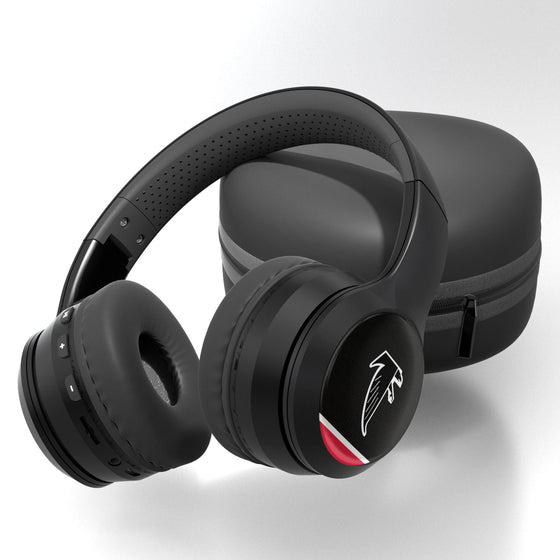 Atlanta Falcons Classic  Stripe Wireless Over-Ear Bluetooth Headphones - 757 Sports Collectibles