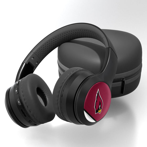 Arizona Cardinals Stripe Wireless Over-Ear Bluetooth Headphones - 757 Sports Collectibles