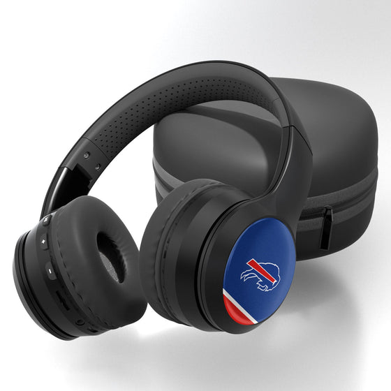 Buffalo Bills Stripe Wireless Over-Ear Bluetooth Headphones - 757 Sports Collectibles